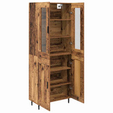 Highboard 2 szt. Stare drewno 69,5 x 34 x 180 cm