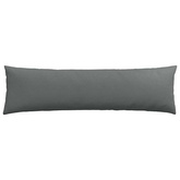 Poduszki na sofę 2 pcs Ciemnoszary 145 x 40 cm tkanina