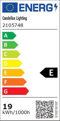 Panel LED 18W LED 19CM 6500K biały zimny rozeta do plafonu Merc02 Candellux 2105748