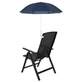 Parasol z Klamrą 2 pcs Granatowy ? 105 x 86 cm Poliester 170T