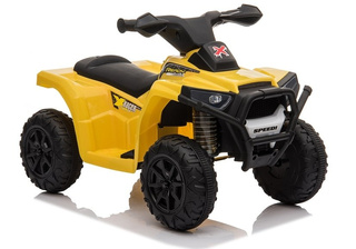 Quad Na Akumulator XH116 Pojzad Dla Dzieci Światło LED Żółty