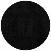 vidaXL Dywan z długim włosiem PAMPLONA, czarny, Ø 80 cm