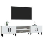 vidaXL Szafka pod TV, biała, 180x31,5x40 cm, materiał drewnopochodny
