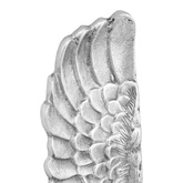 Rzeźba skrzydeł 2 pcs Srebrny 31 x 5 x 91 cm Aluminium