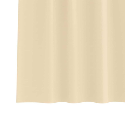 Firany blackout z kółkami 2 pcs Kremowy 175 x 140 cm Poliester