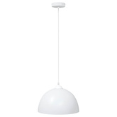 Lampy wiszące 2 szt. Regulowana wysokość E27 Biały ?30 cm Metal