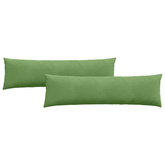 Poduszki na sofę 2 pcs jasnozielony 145 x 40 cm