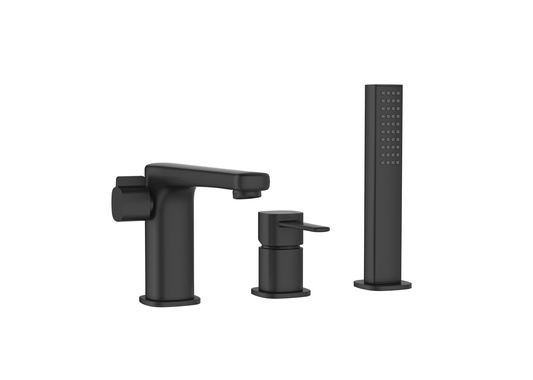 BATERIA WANNOWA 3 OTWOROWA GLAMOUR INVENA TREND CZARNA
