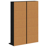 Kabinet na płyty CD 2 szt. Czarny dąb 33 x 23,5 x 97,5 cm