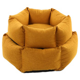 FLAMINGO Legowisko Ziva, sześciokątne, z suwakiem, 50x18 cm, ochra