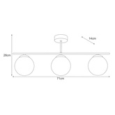 Lampa sufitowa K-5164 z serii DELTA