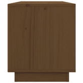 vidaXL Szafka pod TV, miodowy brąz, 80x34x40 cm, lite drewno sosnowe