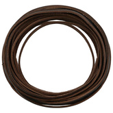 Skórzany pasek 1 Ciemny brąz 500 x 0,4 cm Skóra