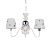 Żyrandol biały lampa wisząca 3xE14 Batley Ledea 50203109