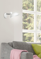 Lampa ścienna kinkiet 1X40W E14 biały DURIO 21-51448