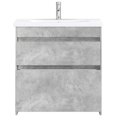 Zestaw mebli łazienkowych Betonowy szary 81 x 40 x 84,5 cm