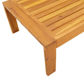 Stolik ogrodowy, 100x50x27 cm, lite drewno akacjowe
