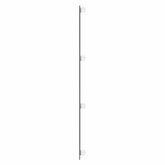 vidaXL Lustro ścienne z LED, 30x100 cm, szklane, prostokątne