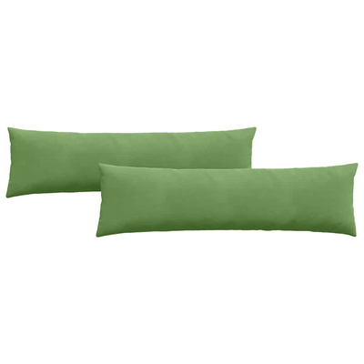 Poduszki na sofę 2 pcs jasnozielony 145 x 40 cm