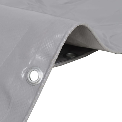 Plandeka 650 g/m?, 4 x 7 m, szara