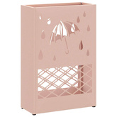 Stojak na Parasol Deszczowy różowy 28 x 12 x 41 cm Stal