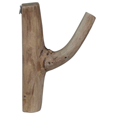 Hak Brązowy 4 x 4 x 14 cm Lite Drewno Recyklingowe