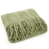 Koc Akryl jasnozielony 130x170