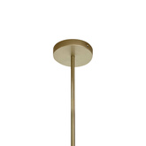 Lampa sufitowa mosiądz/biała 4xG9 MATI 34-01566