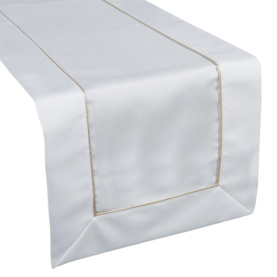 Bieżnik Madele biały 40x140