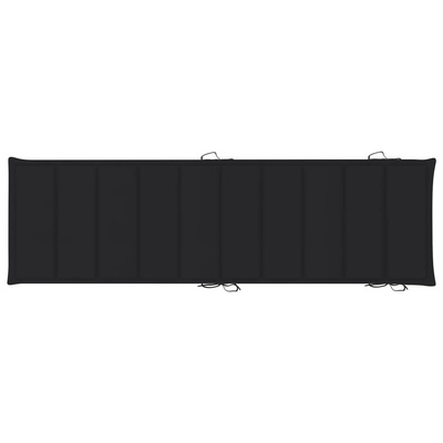 vidaXL Leżaki z poduszkami, 2 szt., lite drewno akacjowe