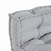 Poduszka do sofy paletowej 2 pcs Szary 120 x 80 x 38 cm tkanina