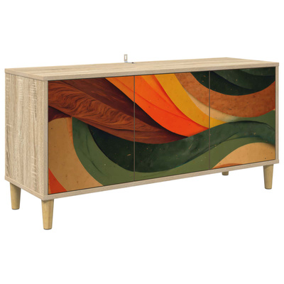 Szafka pod telewizor BONN 102 x 33 x 50 cm Sonoma