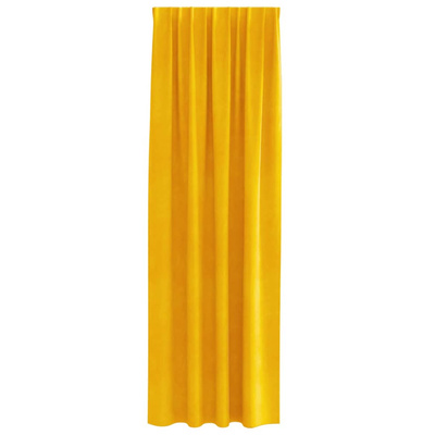 Zasłony zaciemniające 2 pcs Musztardowy Żółty 140 x 225 cm