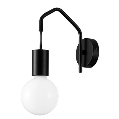 Kinkiet ścienny czarny matowy metalowa oprawka Basso Candellux 21-70999