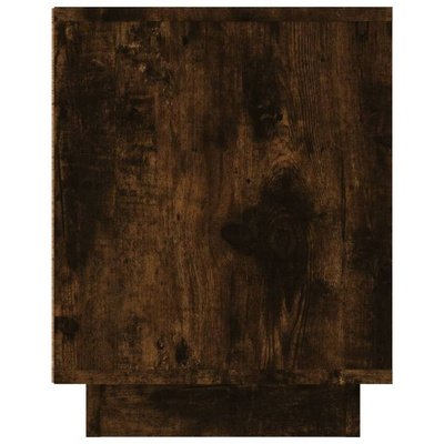 vidaXL Szafka pod TV, przydymiony dąb, 80x35x45 cm