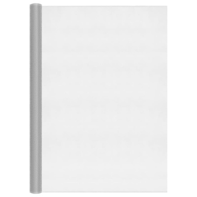 Siatka aluminiowa, 112 x 500 cm, srebrna