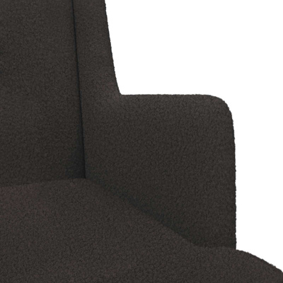 Fotel Czarny Bouclé