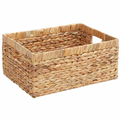 Kosze do przechowywania 3 pcs Naturalny Hiacynt wodny