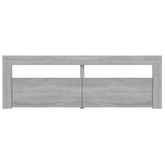 vidaXL Szafka pod TV z LED, szary dąb sonoma, 120x35x40 cm w kolorze cm
