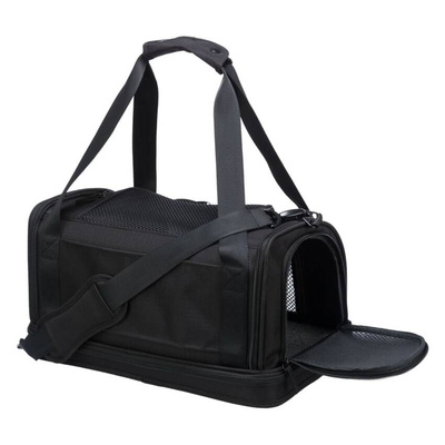 TRIXIE Transporter samolotowy dla psa Fly, 45x28x25 cm, czarny
