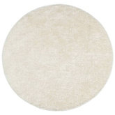 vidaXL Dywan ISTAN z długim runem, połyskujący, kremowy, Ø 120 cm