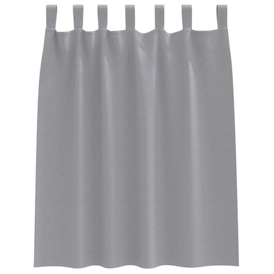 Firany blackout z kółkami 2 pcs Jasnoszary 140 x 140 cm