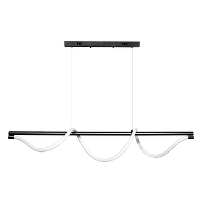 Lampa wisząca Serpente DDXZ004 55W czarna - wężyk gładki