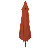 Parasolka ogrodowa terakota 394 x 394 x 248 cm Poliester i Stal