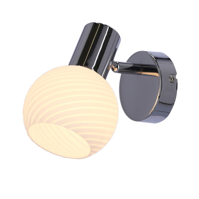 Lampa ścienna kinkiet 1X40W E14 chrom TURNO 91-94189