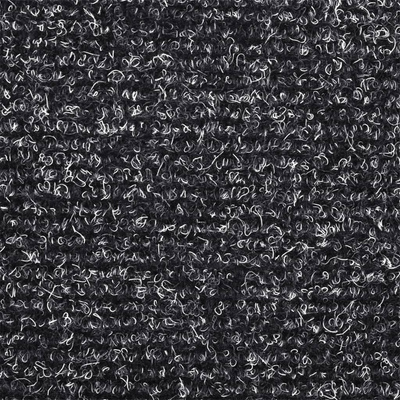 Maty na schody samoprzylepne 15 szt. 65x21x4 cm Ciemnoszary Półokrągły Duży