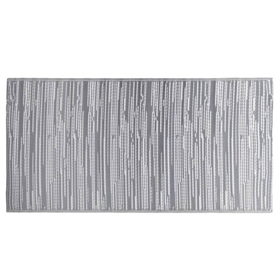 vidaXL Dywan na zewnątrz, szary, 120x180 cm, PP wariant 6