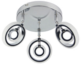 Lampa sufitowa Celt spot regulowana 3-punktowa do salonu LED metalowa