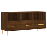 vidaXL Szafka pod TV, brązowy dąb, 102x36x50 cm