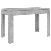 Stół jadalniany, betonowy szary, 120x60x76 cm